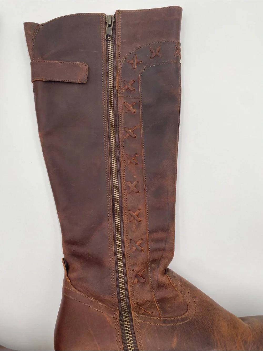 Born Albi Leather Riding Boots EUC Size 6.5